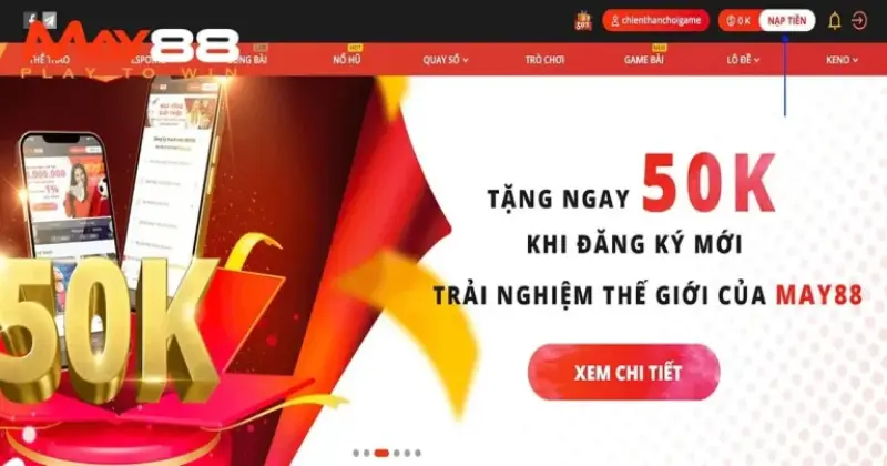 Tham gia xóc đĩa đổi thưởng may88 đơn giản